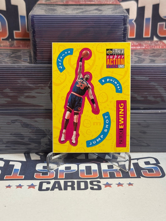 1996 Upper Deck Collector's Choice (Stick - Ums) Patrick Ewing #S18