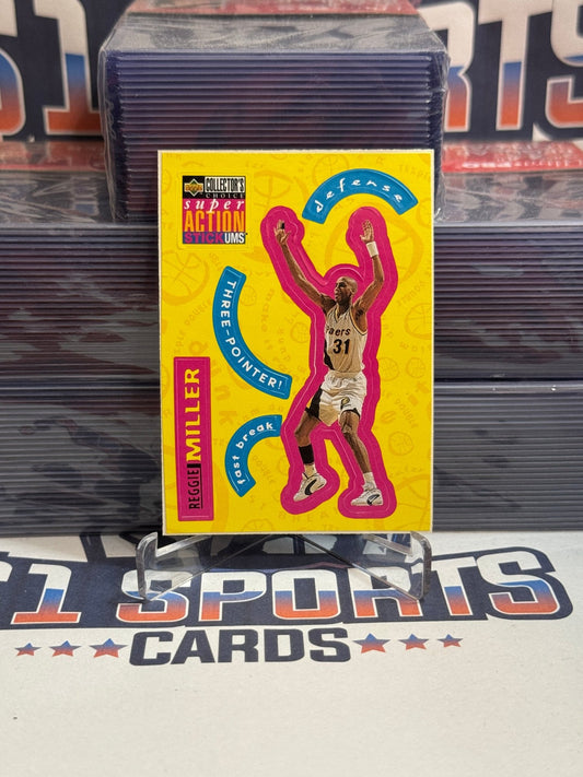 1996 Upper Deck Collector's Choice (Stick - Ums) Reggie Miller #S11
