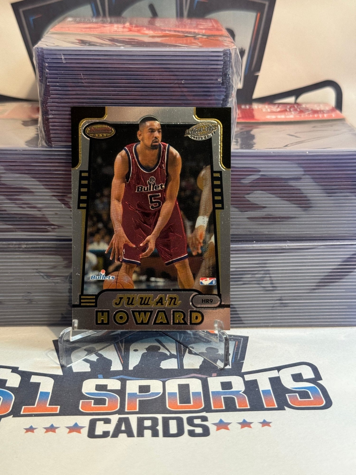 1997 Bowman's Best (Honor Roll) Grant Hill & Juwan Howard #HR9