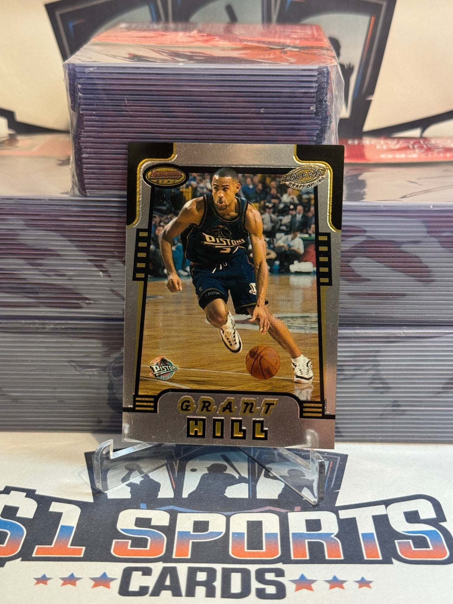 1997 Bowman's Best (Honor Roll) Grant Hill & Juwan Howard #HR9