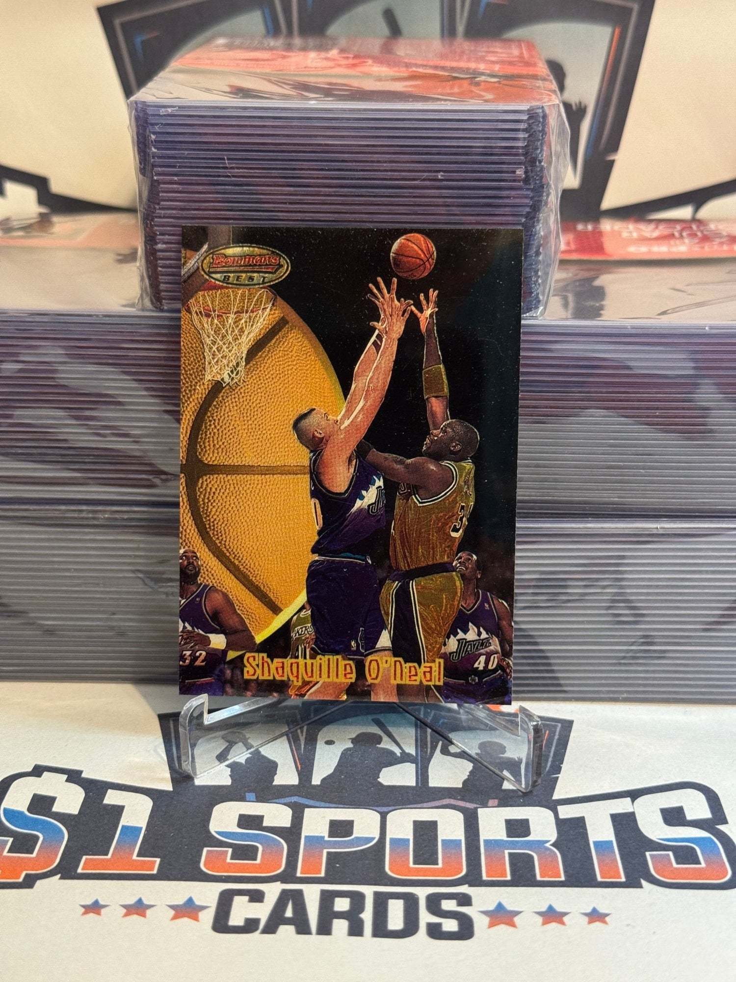 1997 Bowman's Best (Preview) Shaquille O'Neal #BBP10