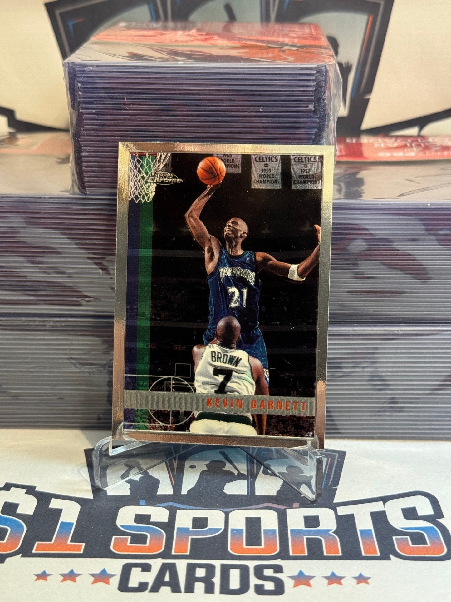 1997 Topps Chrome Kevin Garnett #148