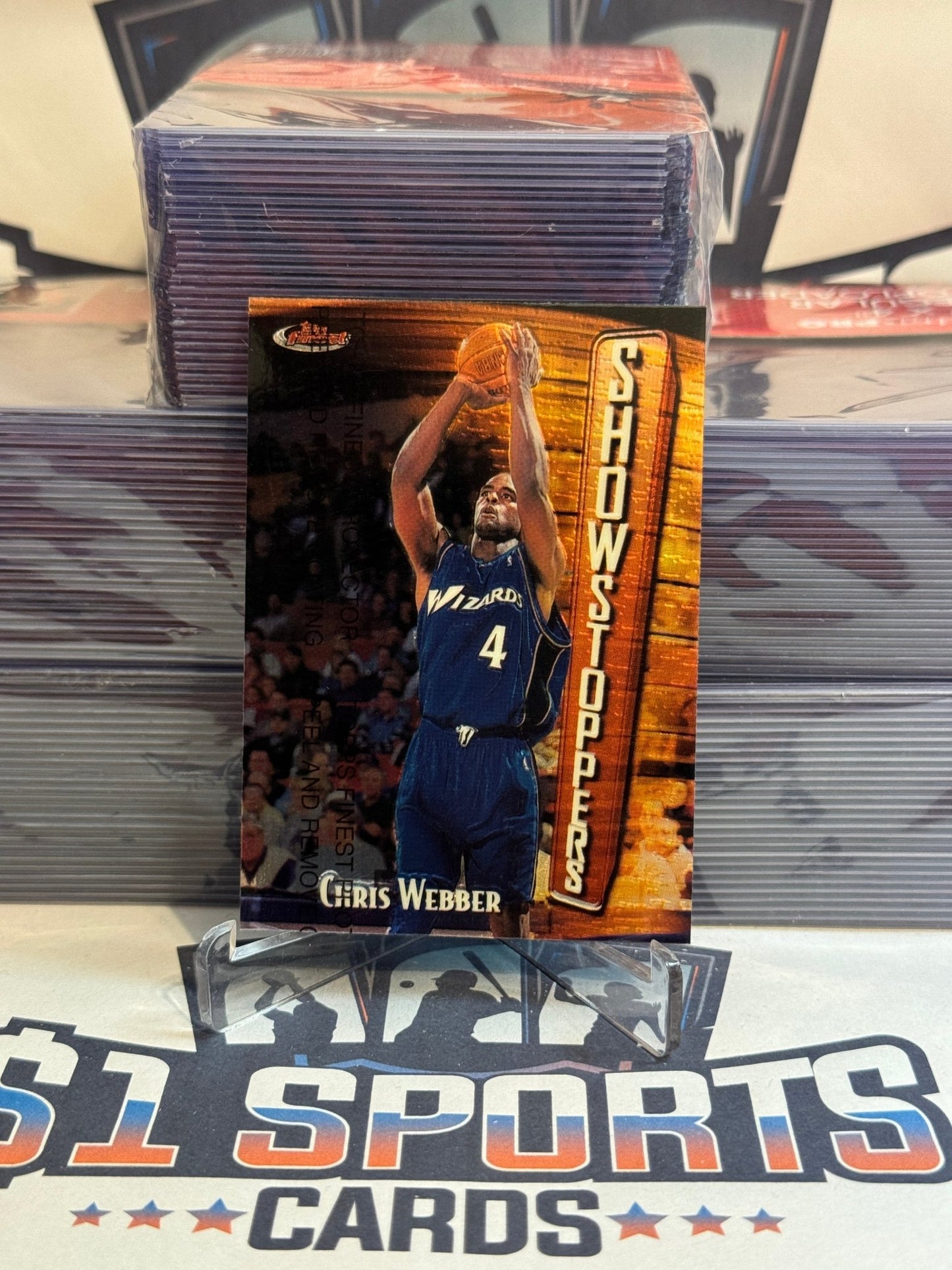 1997 Topps Chrome (Showstoppers) Chris Webber #259