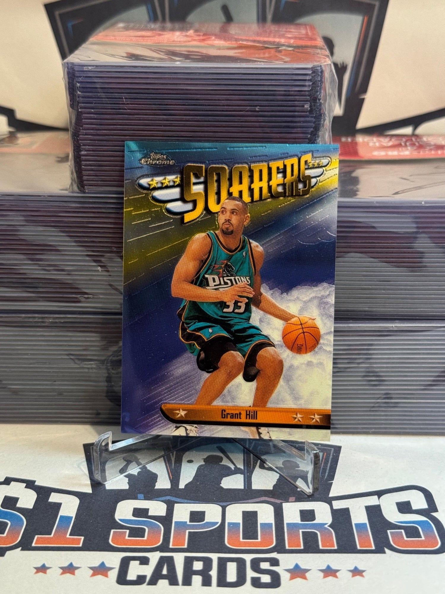 1997 Topps Chrome (Soarers) Grant Hill #SB11