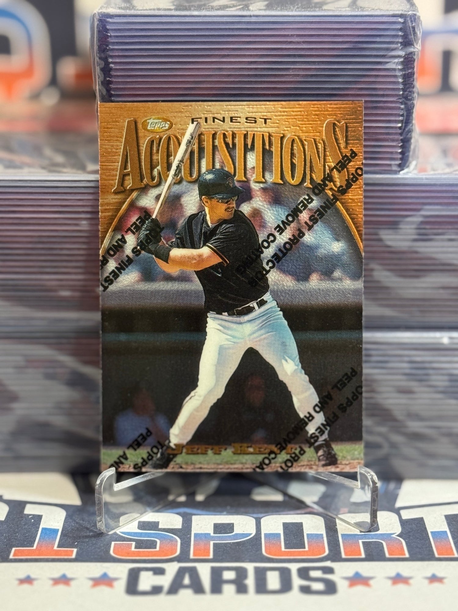 1997 Topps Finest (Acquisitions) Jeff Kent 254