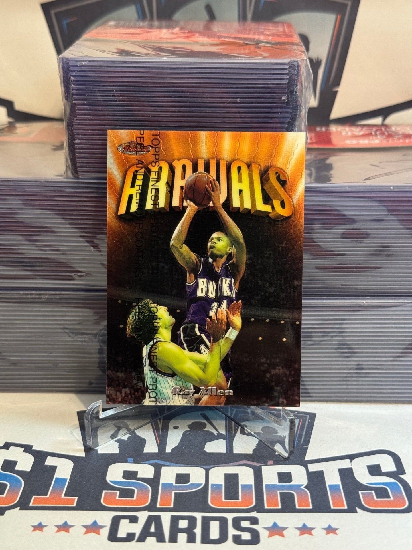 1997 Topps Finest (Arrivals) Ray Allen #232