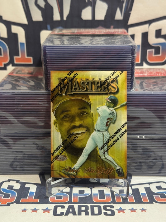 1997 Topps Finest (Masters) Fred McGriff 186