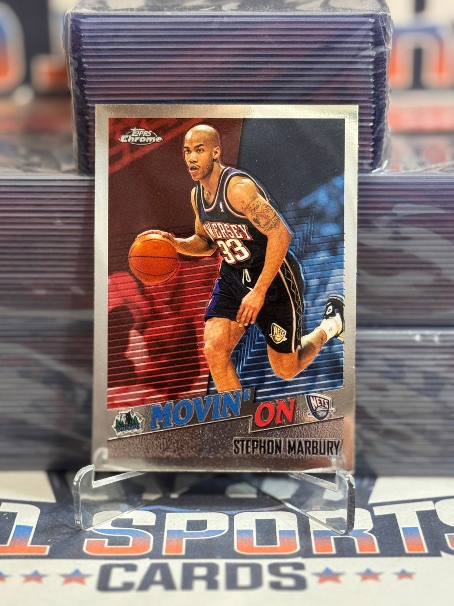 1998 Topps Chrome (Movin' On) Stephon Marbury 223