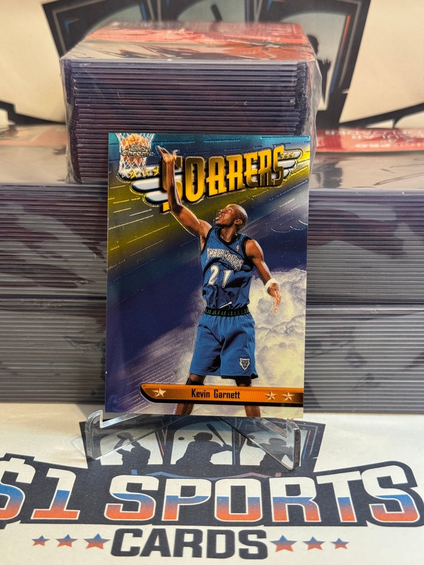 1998 Topps Chrome (Soarers) Kevin Garnett #SB12