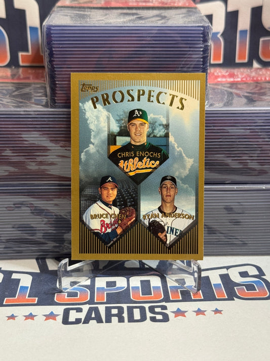 1998 Topps (Prospects) Bruce Chen, Ryan Anderson, Chris Enochs Rookie #210