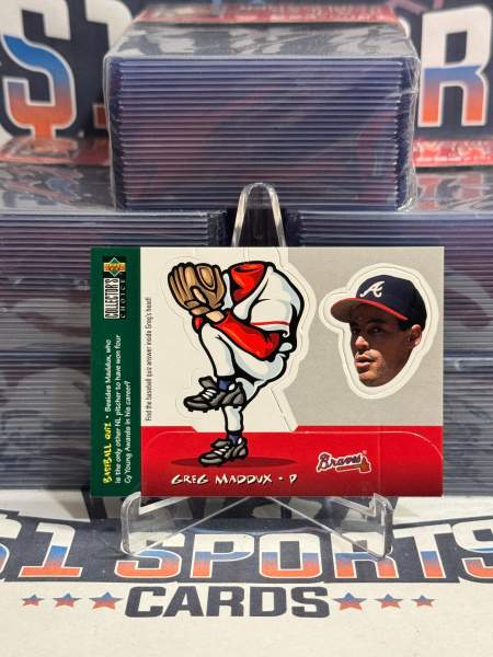 1998 Upper Deck Collectors Choice (3-D Standup) Greg Maddux #6