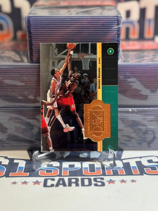 1998 Upper Deck SPx Finite (/10,000) Dikembe Mutombo 59