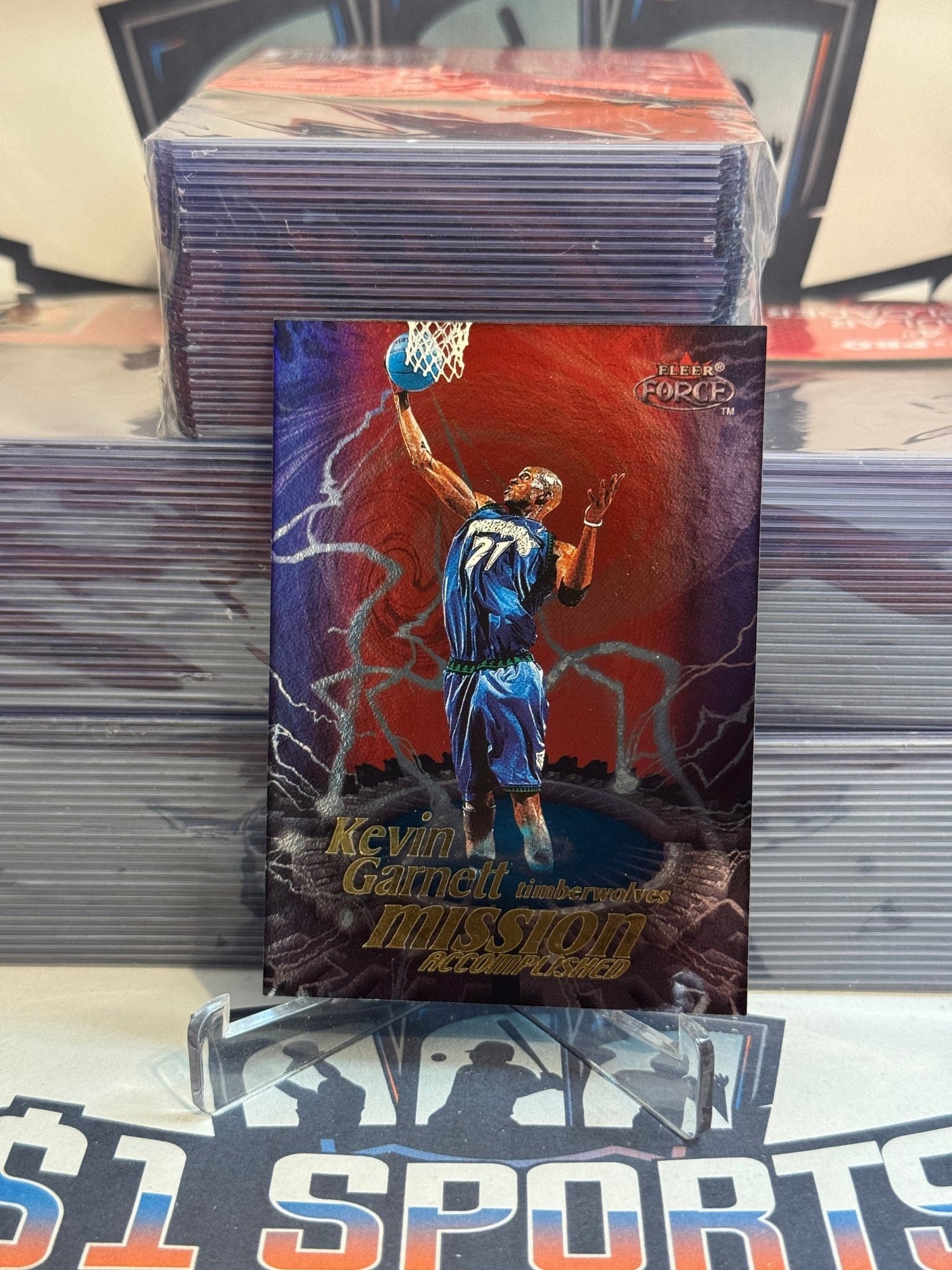 1999 Fleer Force (Mission Accomplished) Kevin Garnett #9