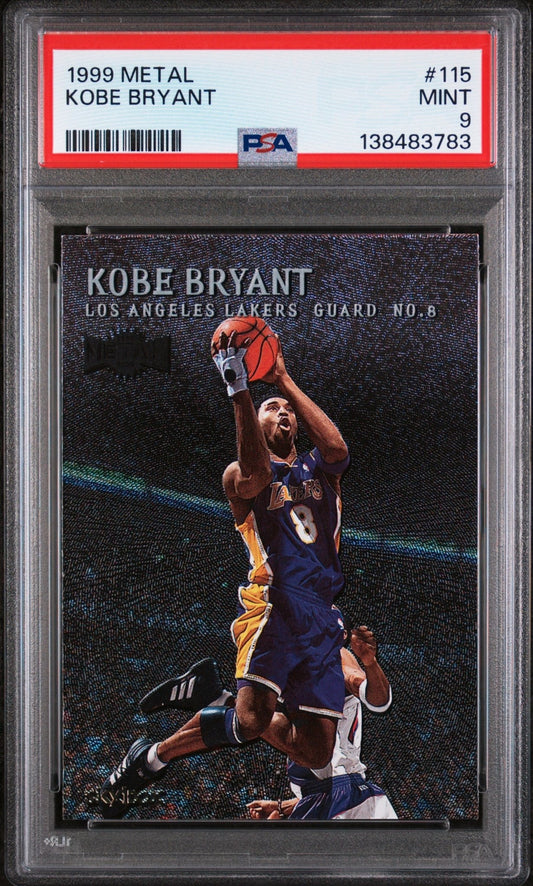 1999 Fleer Metal Kobe Bryant 115 - PSA 9