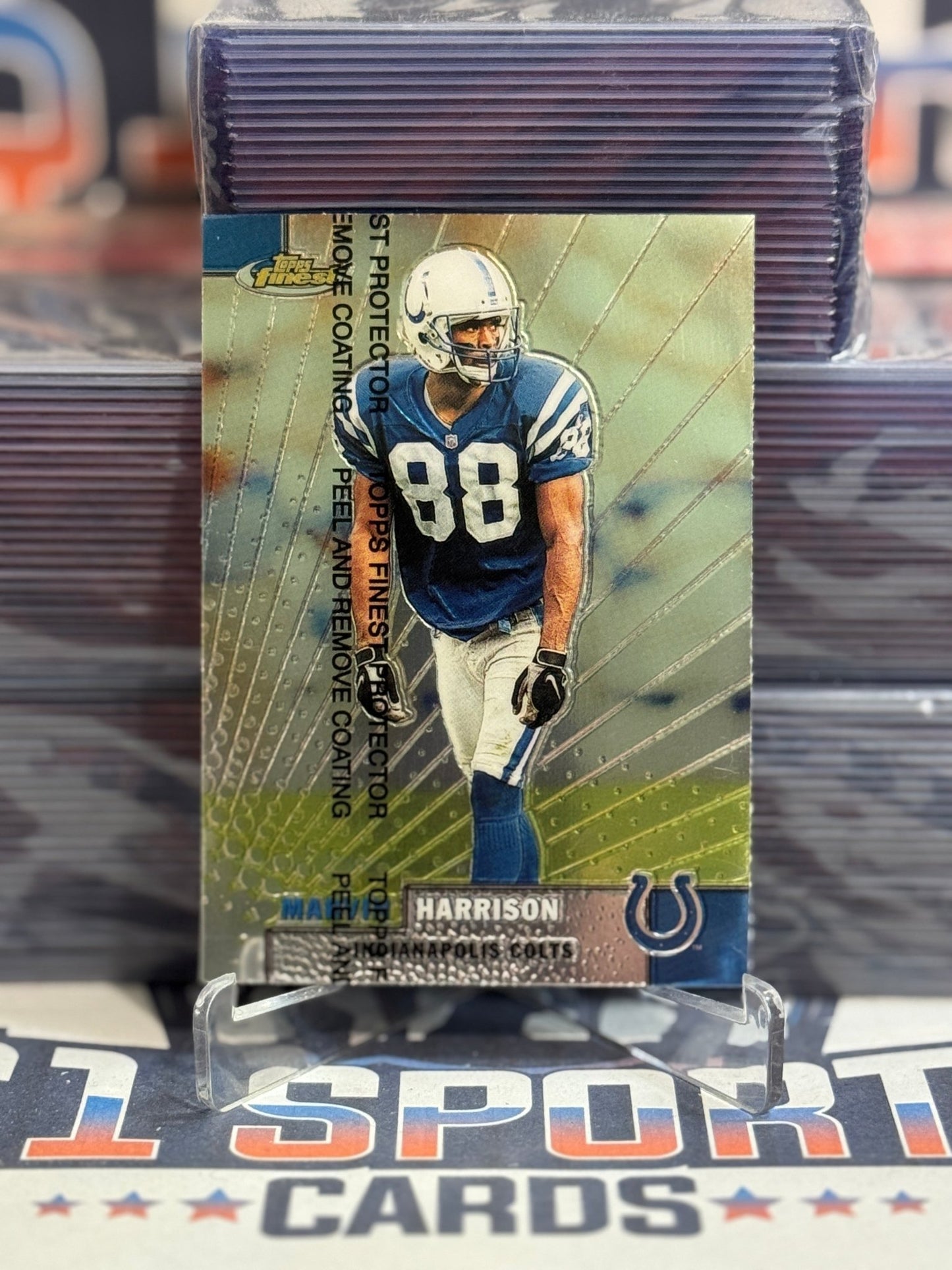 1999 Topps Finest Marvin Harrison 14