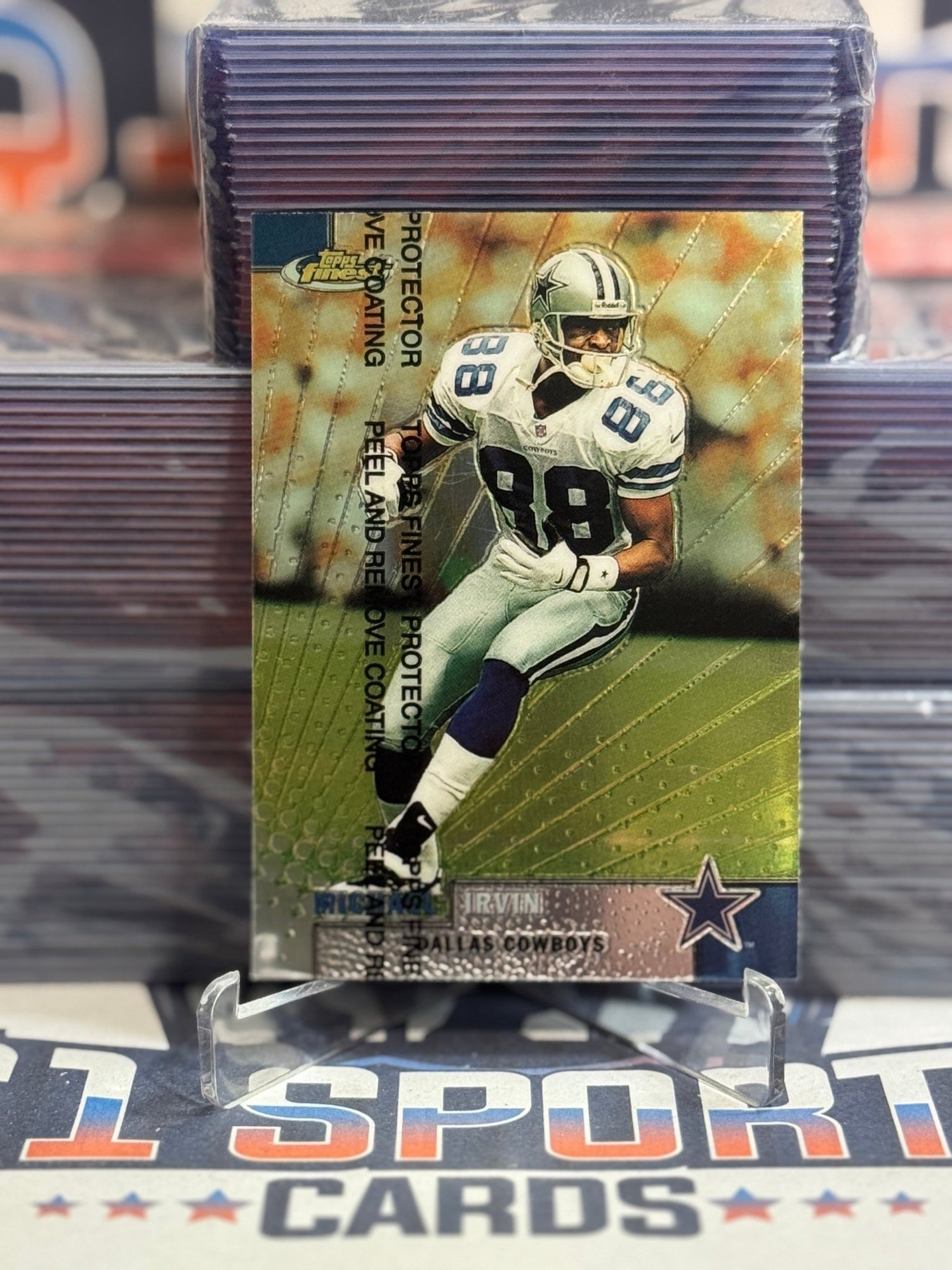 1999 Topps Finest Michael Irvin 39
