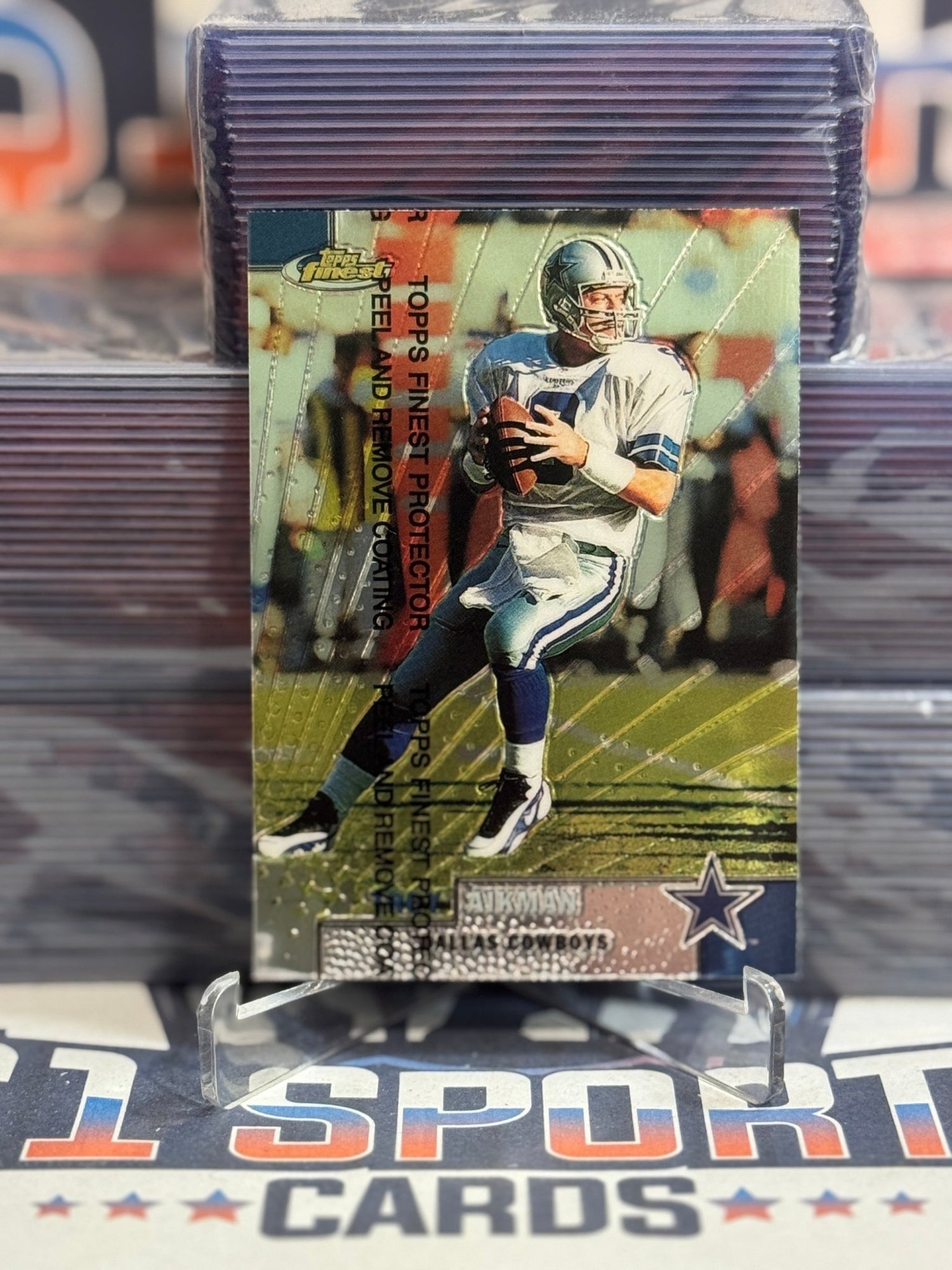 1999 Topps Finest Troy Aikman 20