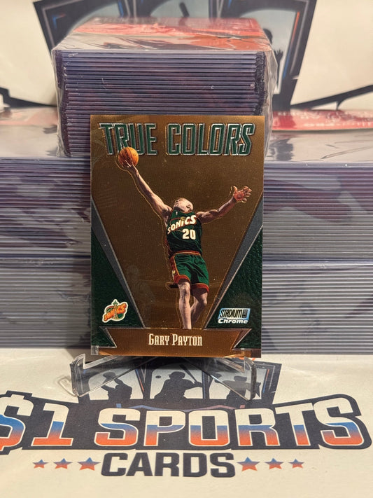 1999 Topps Stadium Club Chrome (True Colors) Gary Payton #TC1