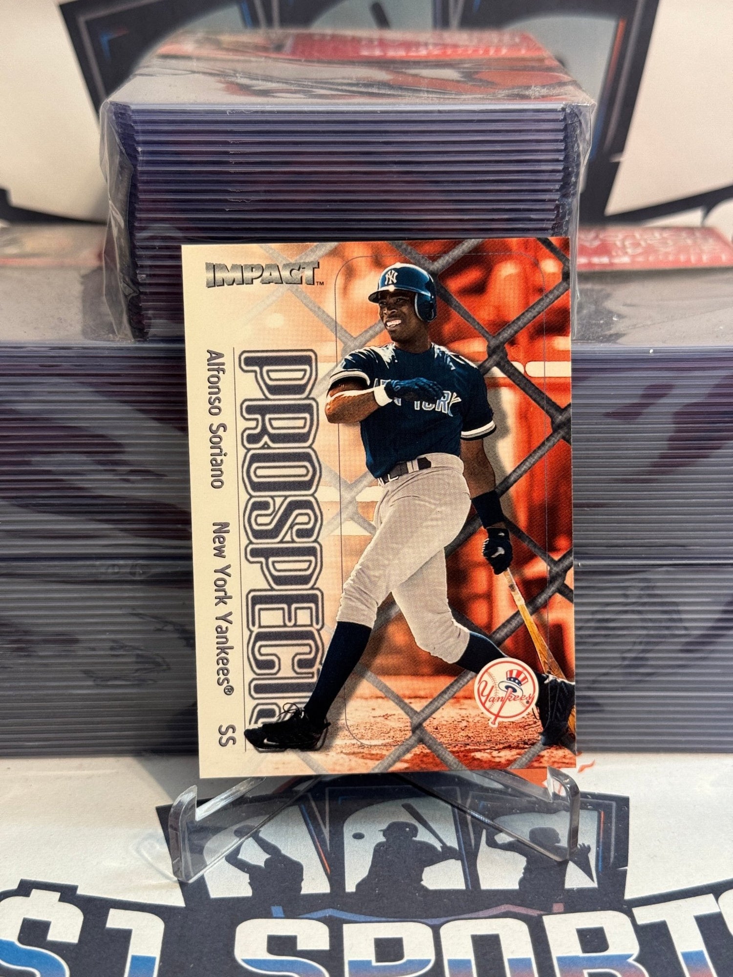 2000 Skybox Impact (Prospects) Alfonso Soriano Rookie #121