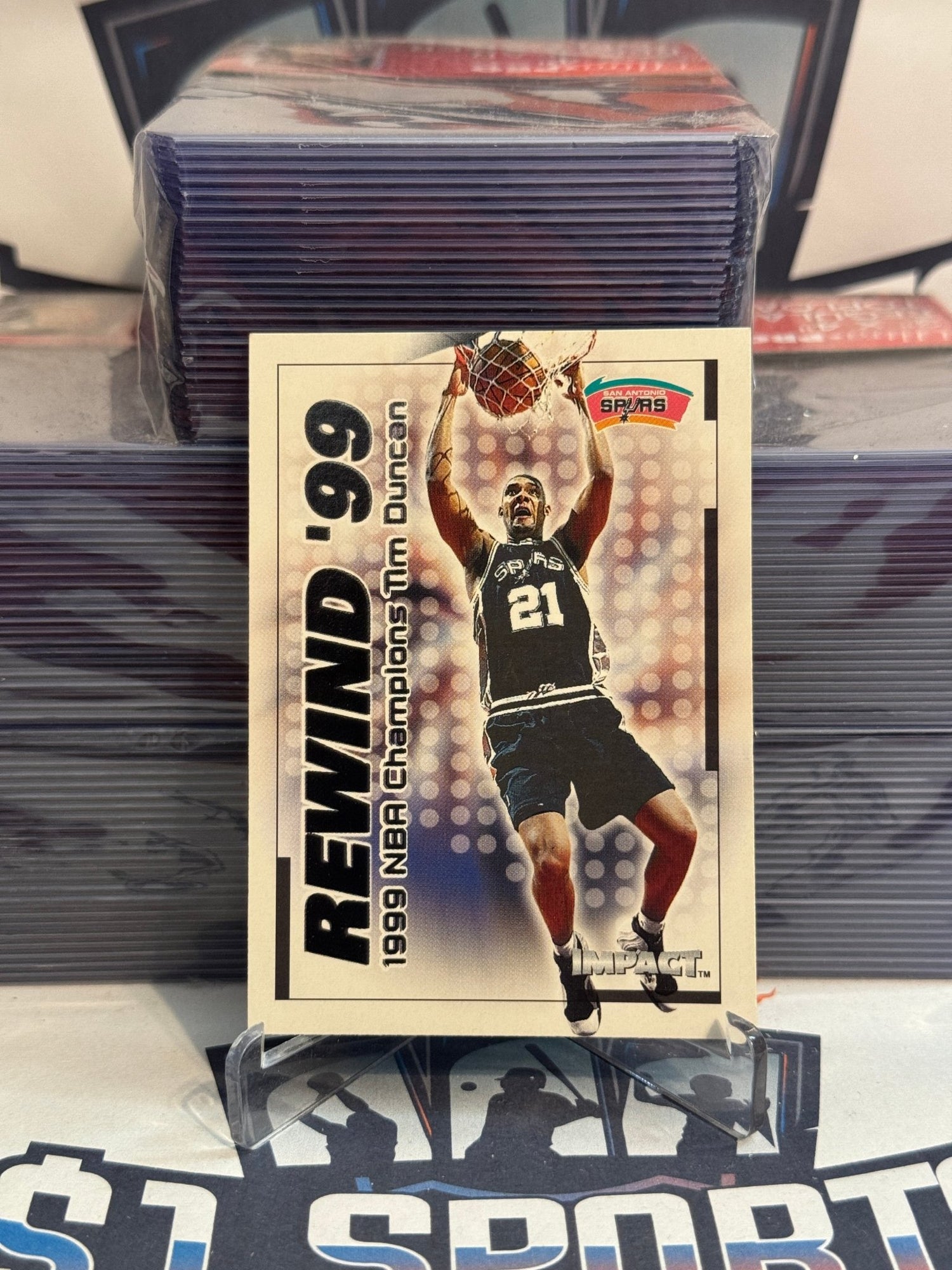 2000 Skybox Impact (Rewind) Tim Duncan #8