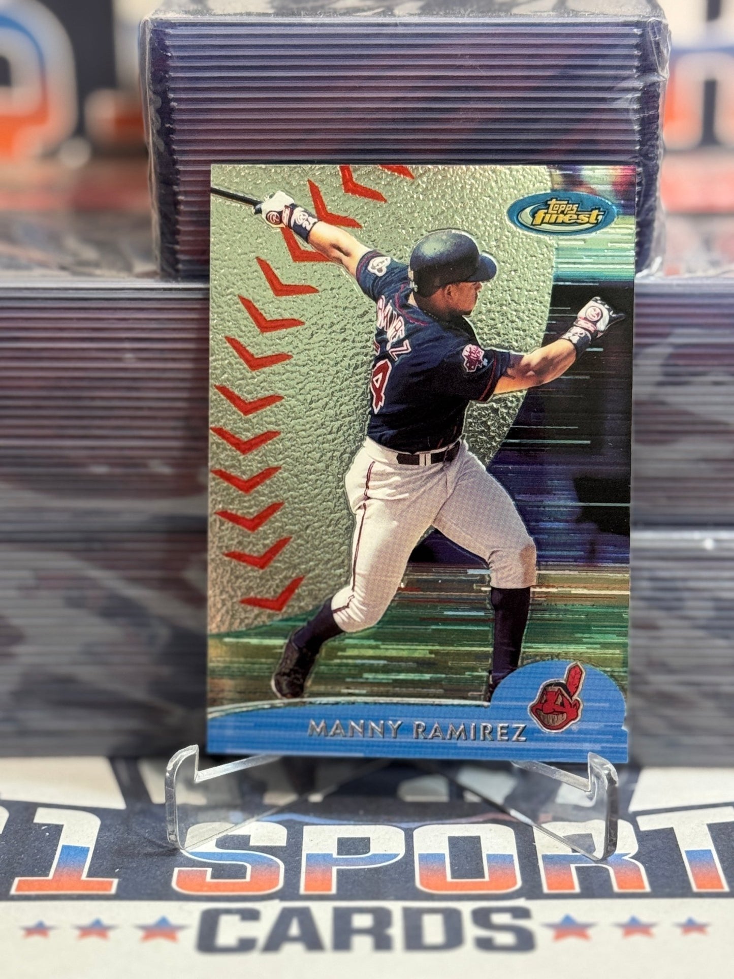 2000 Topps Finest Manny Ramirez 165