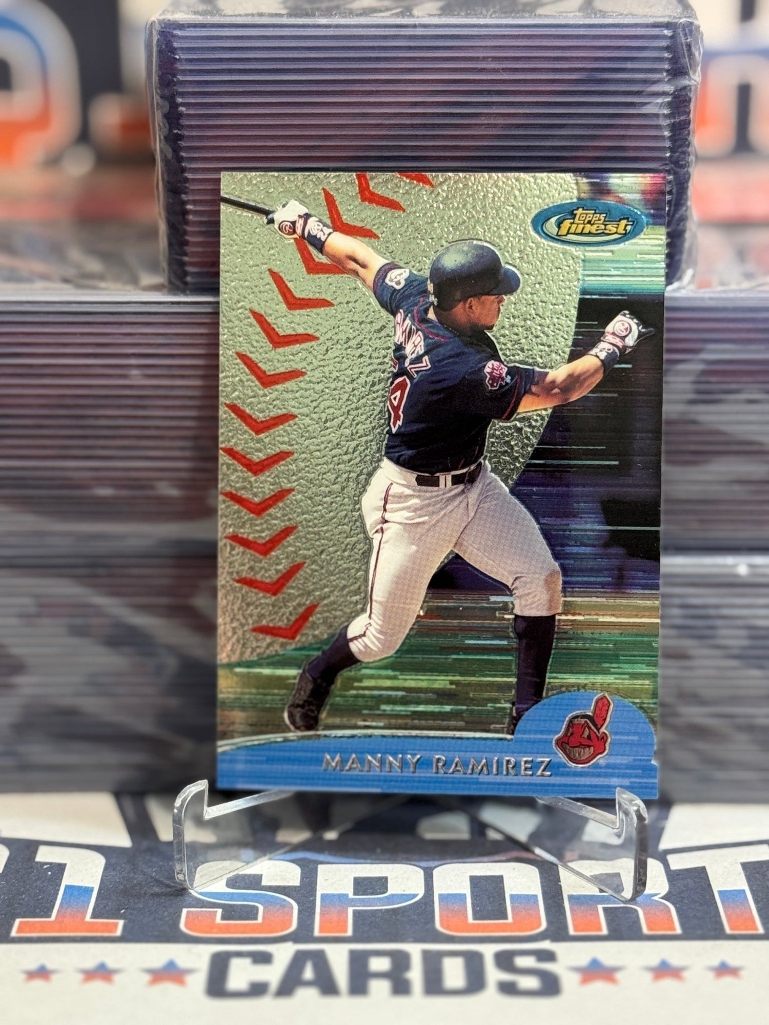 2000 Topps Finest Manny Ramirez 165