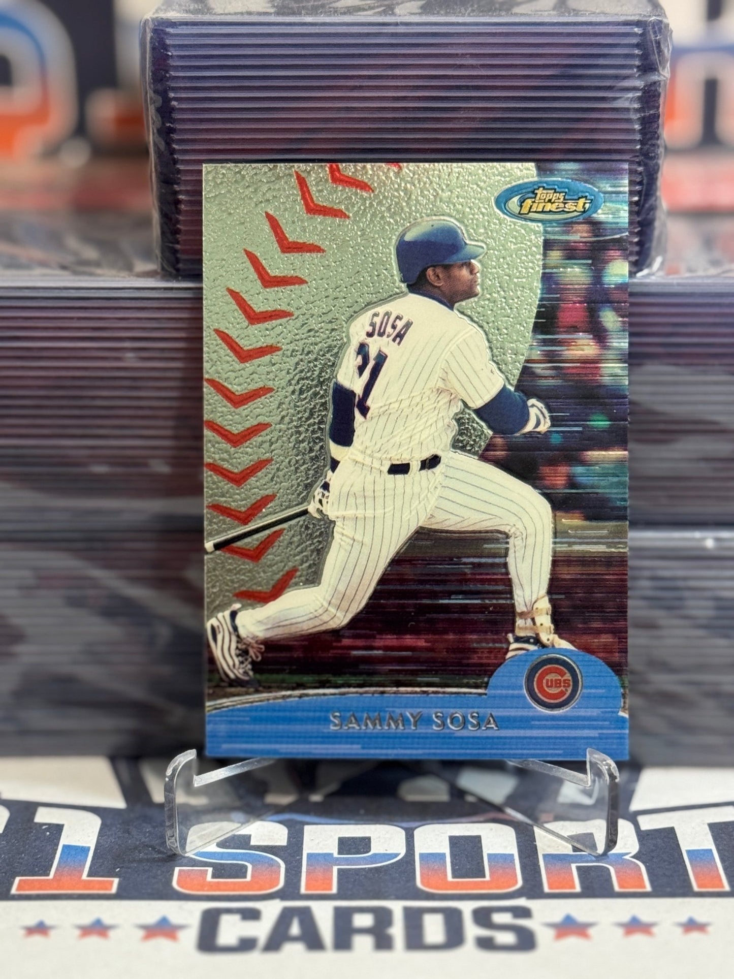 2000 Topps Finest Sammy Sosa 200