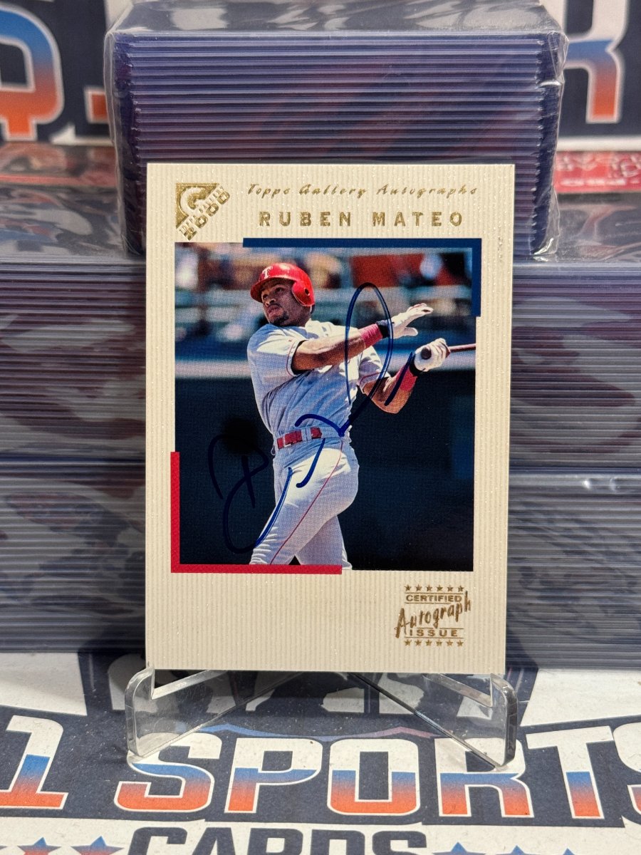 2000 Topps Gallery (Auto) Ruben Mateo #RM