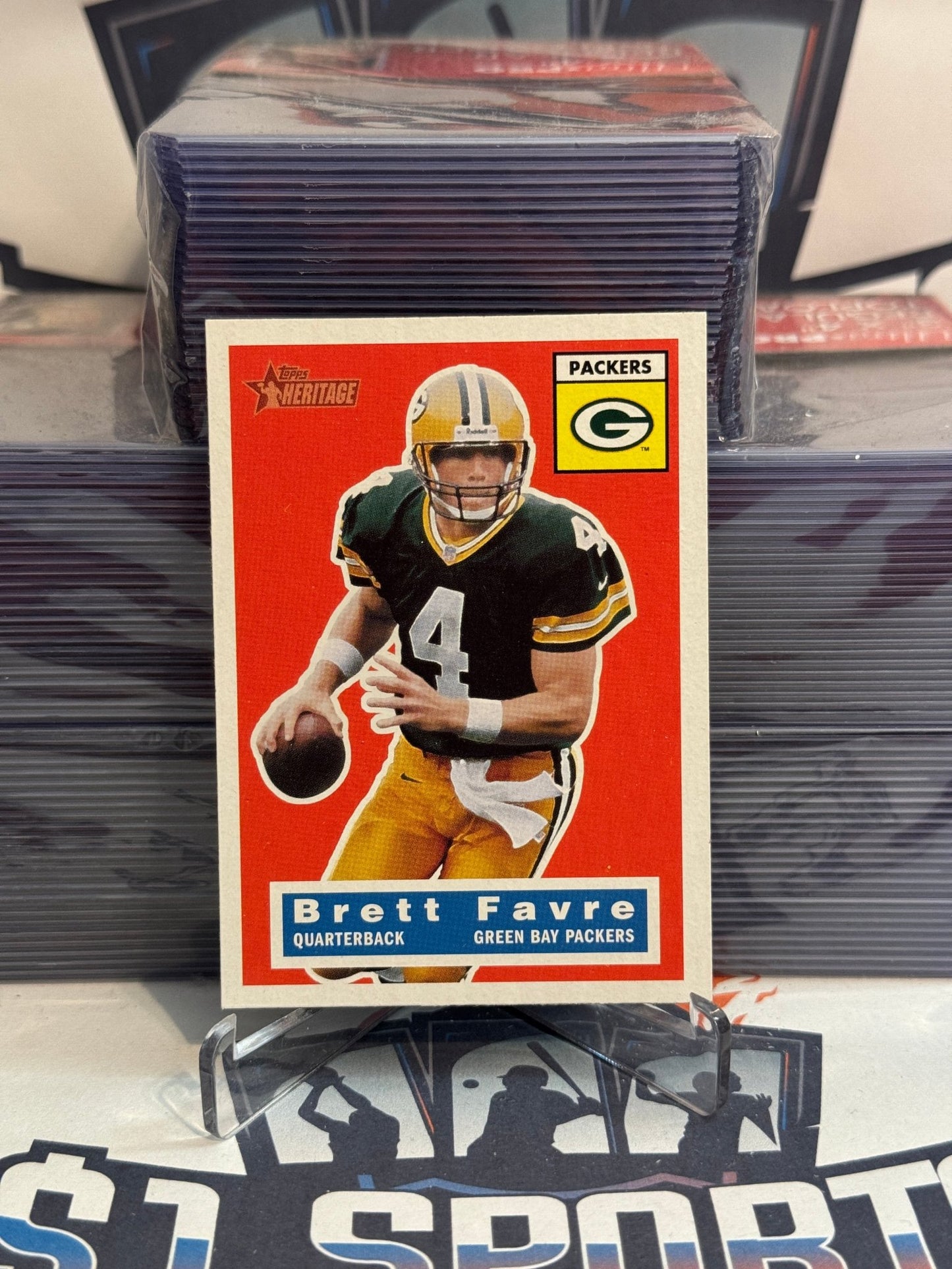 2001 Topps Heritage Brett Favre #75