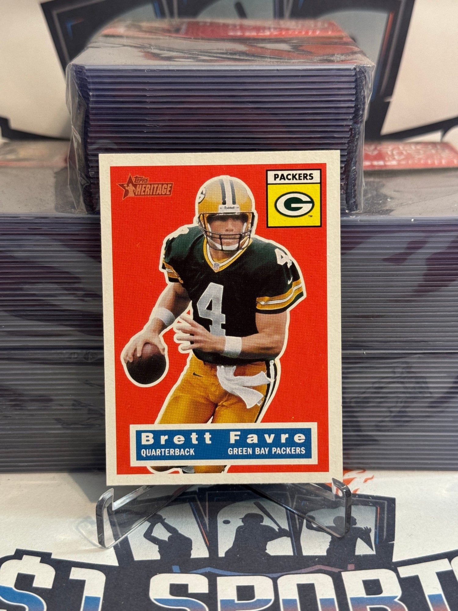 2001 Topps Heritage Brett Favre #75