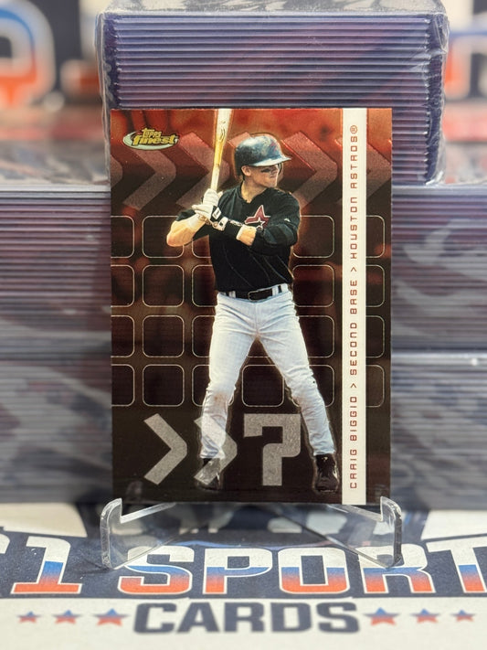 2002 Topps Finest Craig Biggio 63