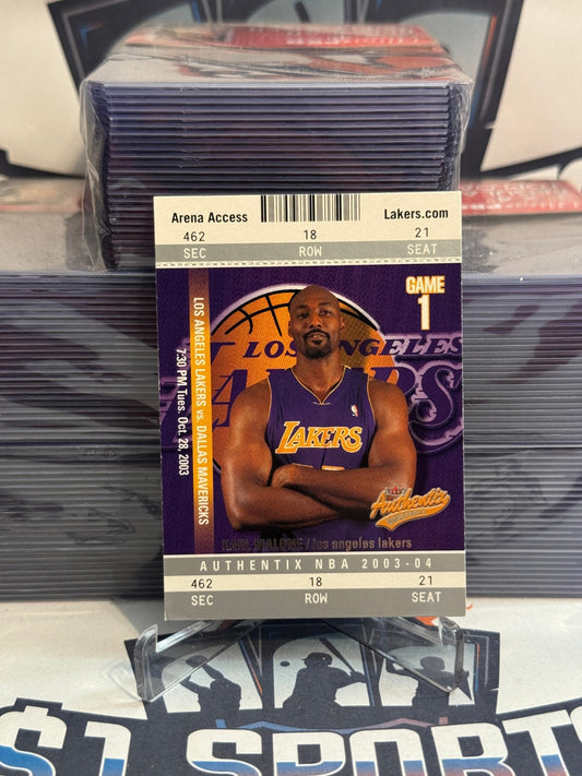 2003 Fleer Mystique (Authentix) Karl Malone #99