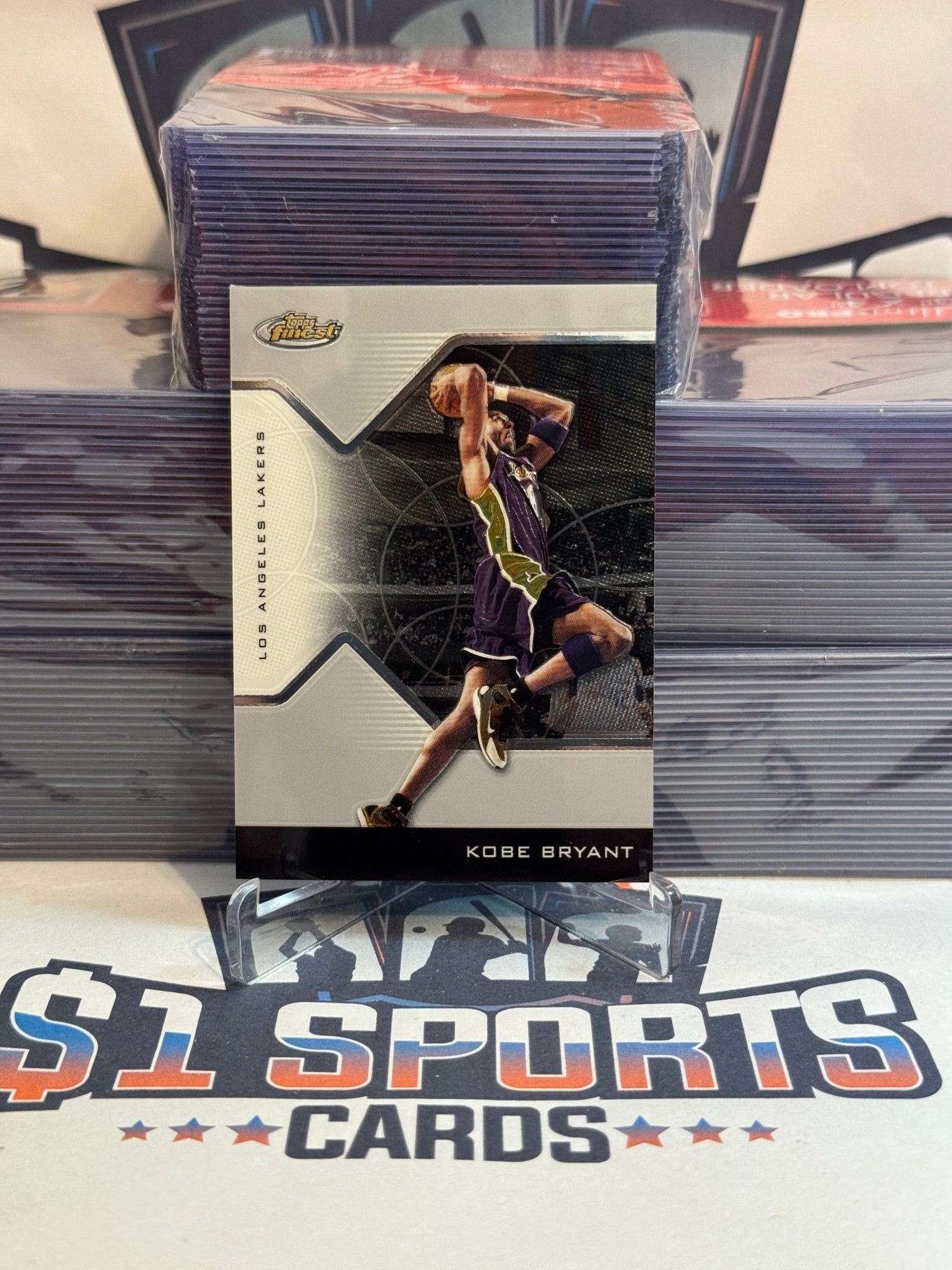 2004 Topps Finest Kobe Bryant #8
