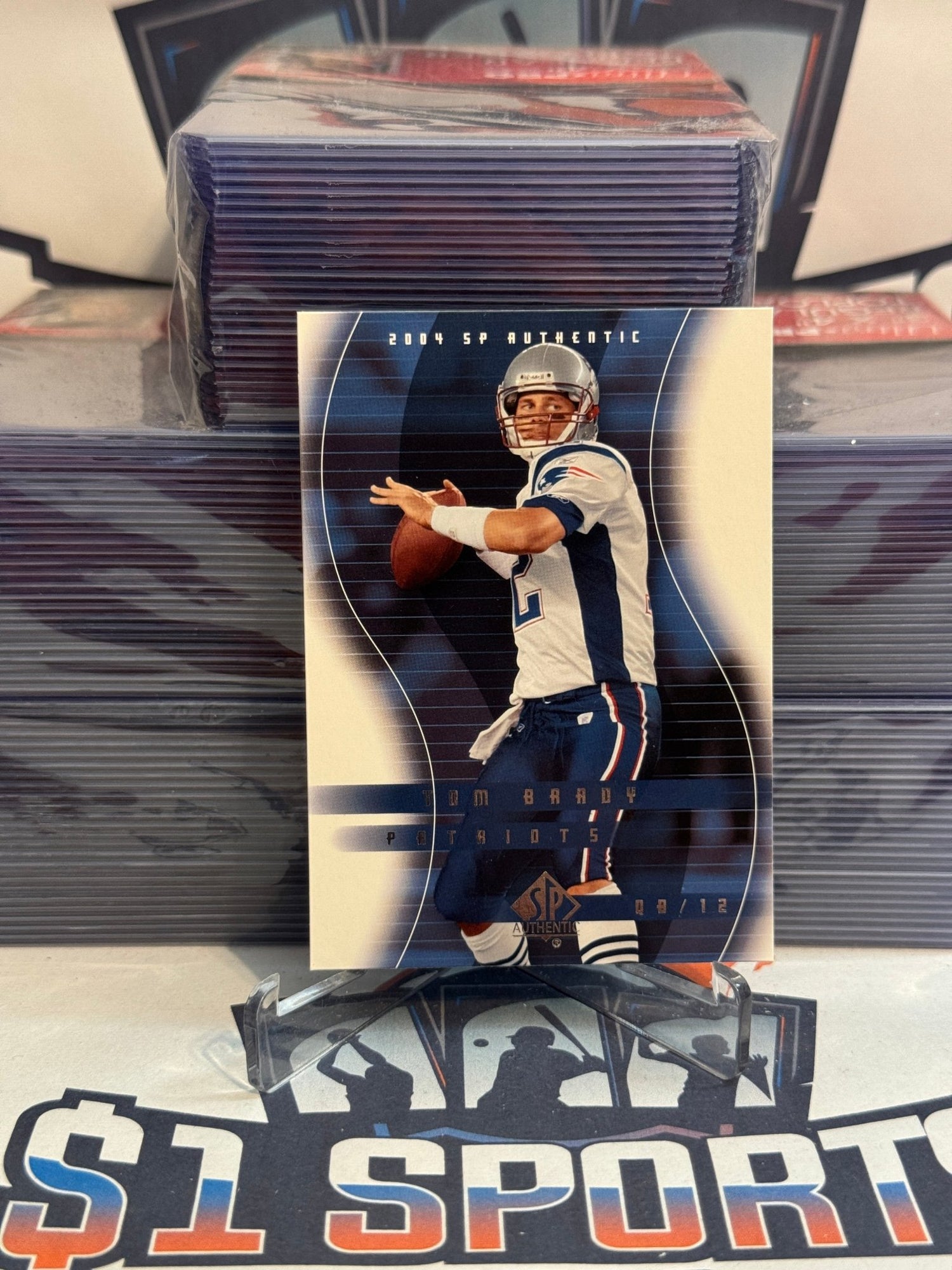 2004 Upper Deck SP Authentic Tom Brady #51
