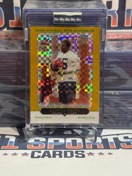 2005 Topps Chrome (Gold X - Fractor 20/399) Lionel Gates Rookie 214