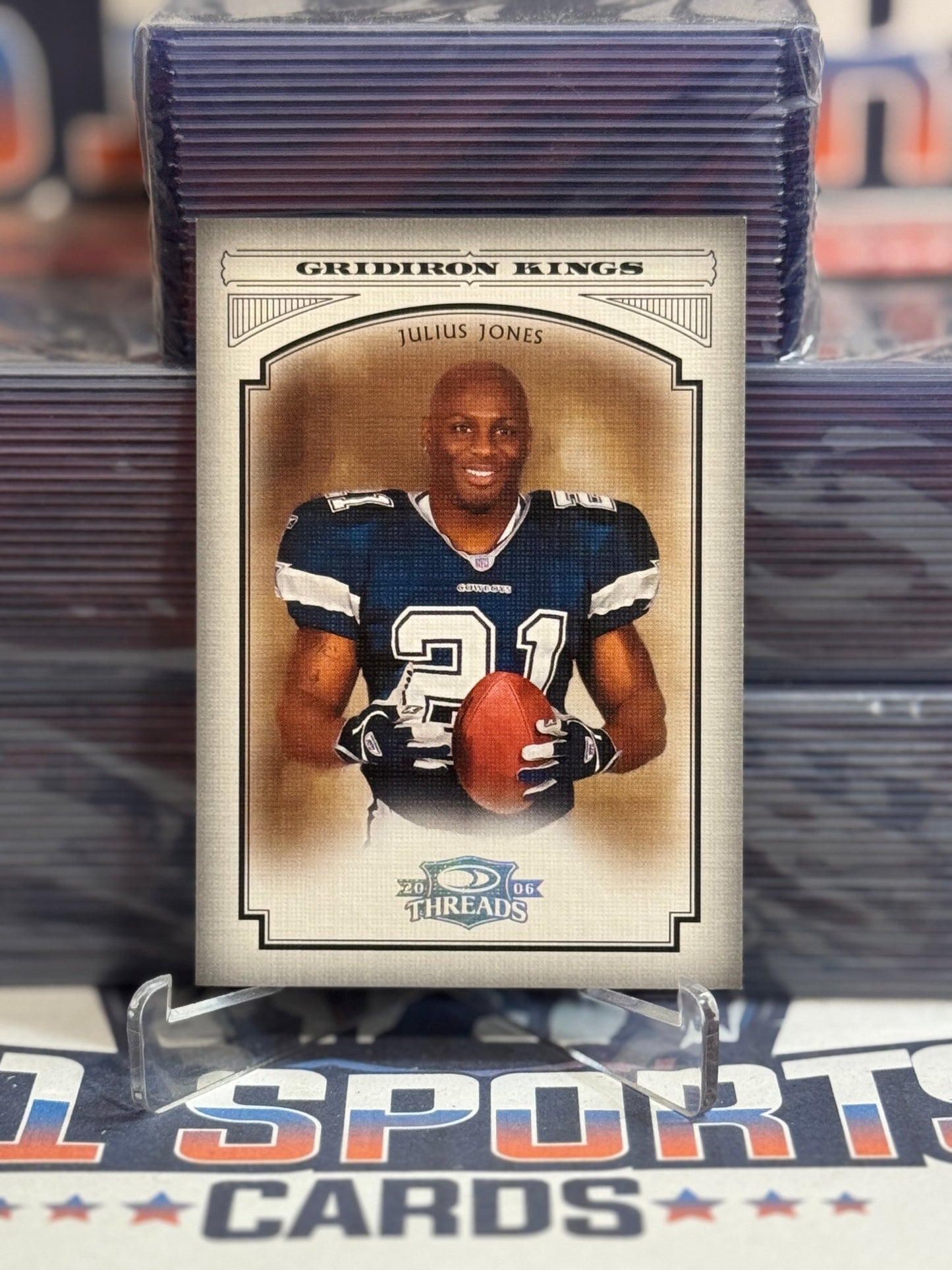 2006 Donruss Threads (Silver, Gridiron Kings 30/250) Julius Jones PGK - 26