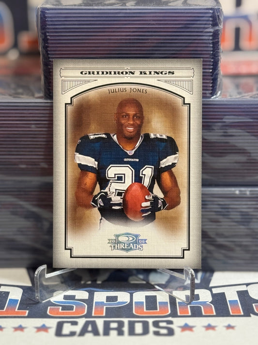 2006 Donruss Threads (Silver, Gridiron Kings 30/250) Julius Jones PGK - 26