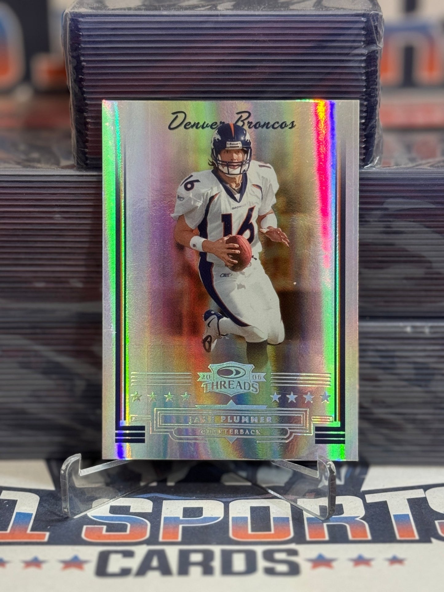 2006 Donruss Threads (Silver Holofoil 28/100) Jake Plummer 39