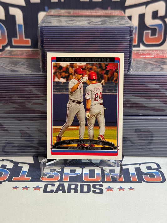 2006 Topps (Philly Phanatics) Pat Burrell & Mike Lieberthal 650