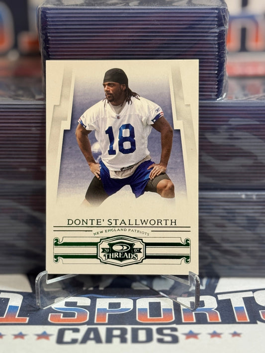 2007 Donruss Threads (Green 116/200) Donte' Stallworth 27