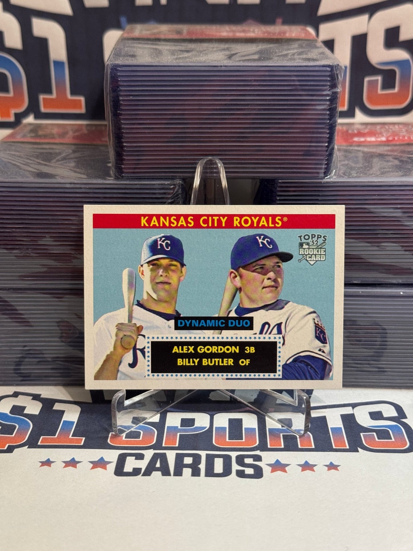 2007 Topps '52 (Dynamic Duos) Alex Gordon & Billy Butler (Rookie) #DD11