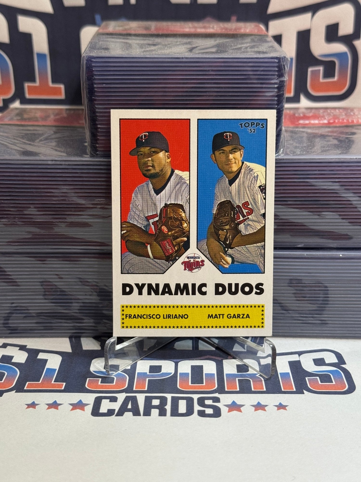 2007 Topps '52 (Dynamic Duos) Matt Garza & Francisco Liriano #DD6