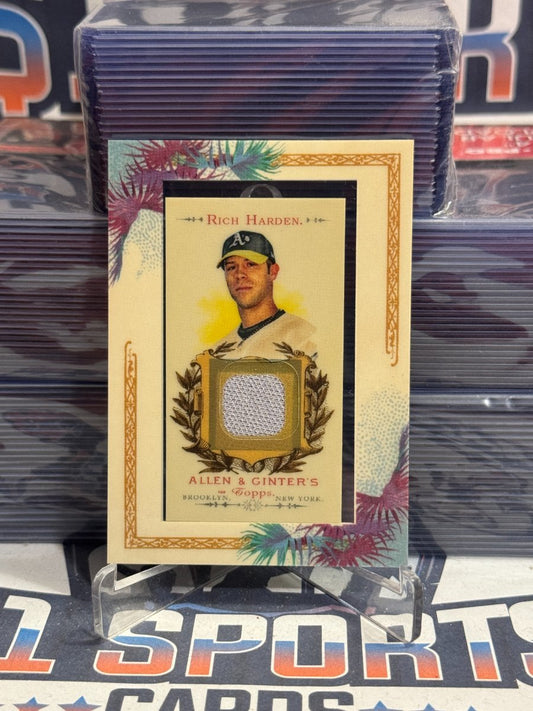 2007 Topps Allen & Ginter (Framed Mini Relic) Rich Harden #AGR-RH