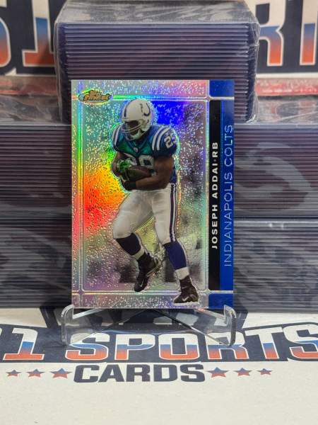 2007 Topps Finest (Refractor 157/299) Joseph Addai 36