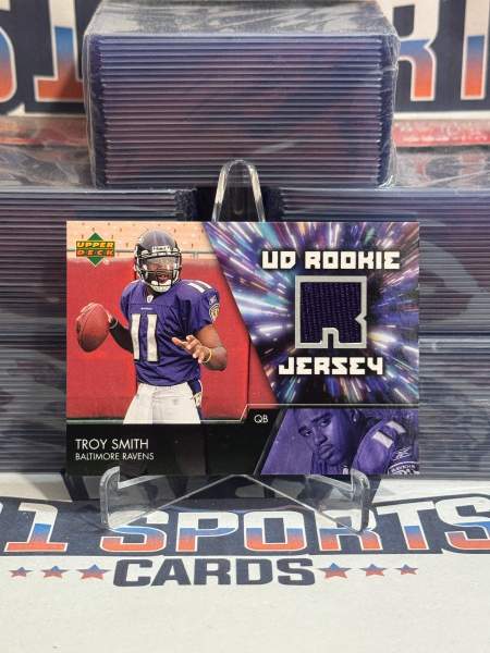 2007 Upper Deck (Rookie Jersey Relic) Troy Smith Rookie UDRJ - TS