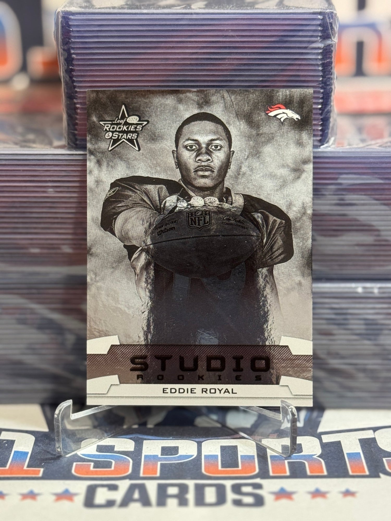 2008 Leaf Rookies & Stars (Studio Rookies 963/1000) Eddie Royal SR - 22
