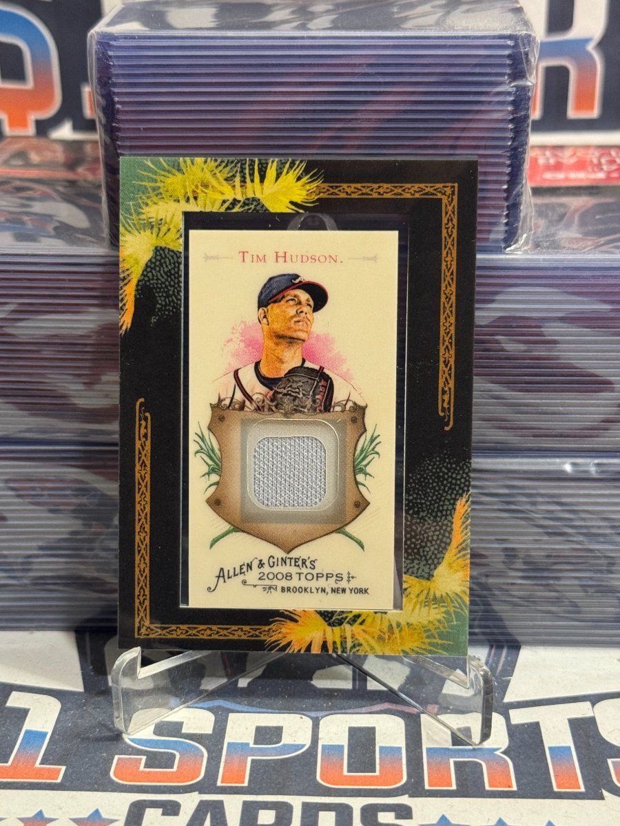2008 Topps Allen & Ginter (Framed Mini Relic) Tim Hudson #AGR-TH