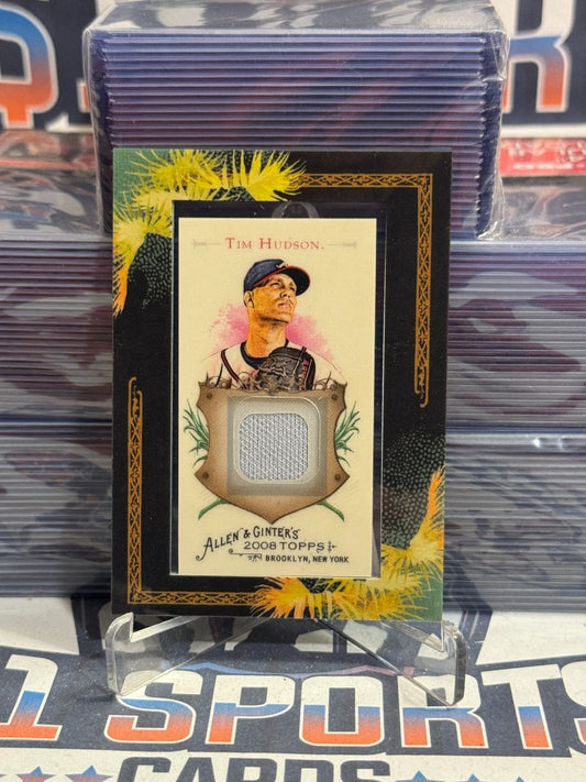 2008 Topps Allen & Ginter (Framed Mini Relic) Tim Hudson #AGR-TH