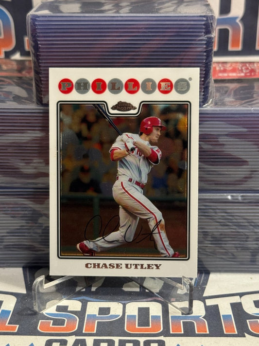 2008 Topps Chrome Chase Utley #123