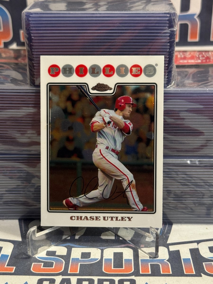 2008 Topps Chrome Chase Utley #123
